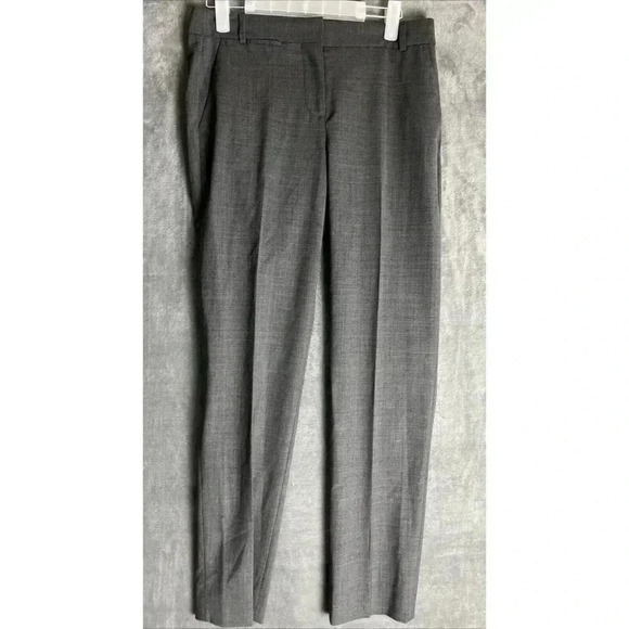 J. Crew Womens 2 Everyday Wool Career Trouser Pants K5963 Slim Straight Preppy - Picture 1 of 8